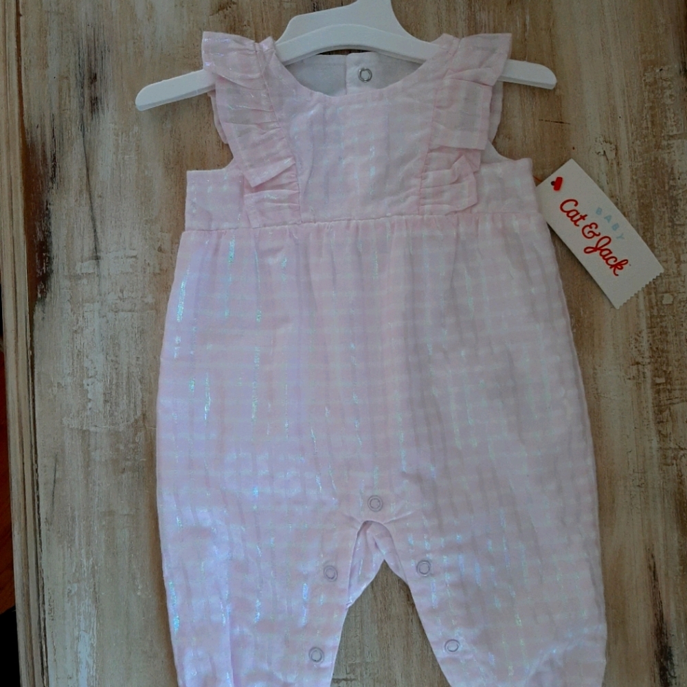 NWT | CAT & JACK | Newborn | Baby Girl Romper